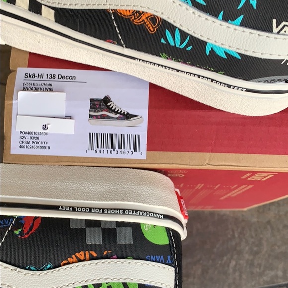 VANS SK8-Hi 138 DECON V66 Black/Multi WMNS - Picture 12 of 16